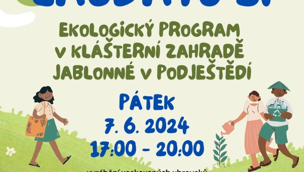 Laudato si: Ekologický program v klášterní zahradě v Jablonném v Podještědí